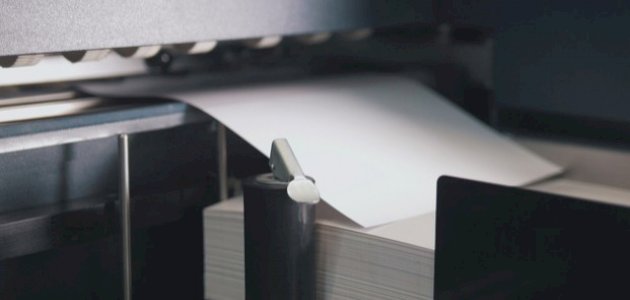 أنواع آلات الطباعة على الورق