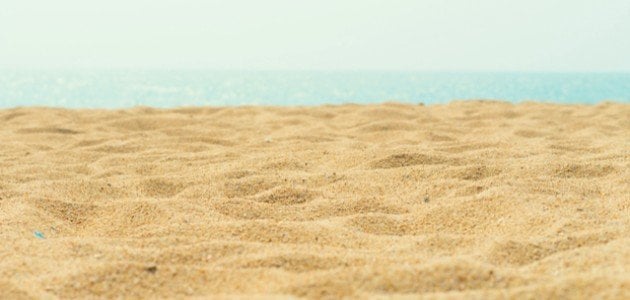 أنواع الرمال