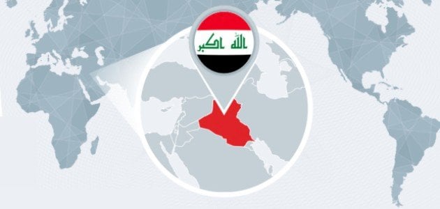 أين يقع العراق
