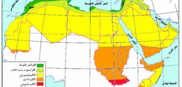 العلاقة بين التضاريس والمناخ