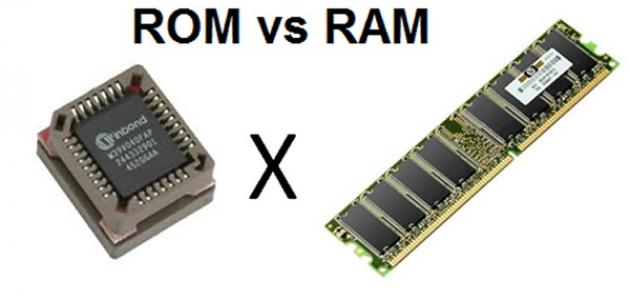 الفرق بين RAM و ROM