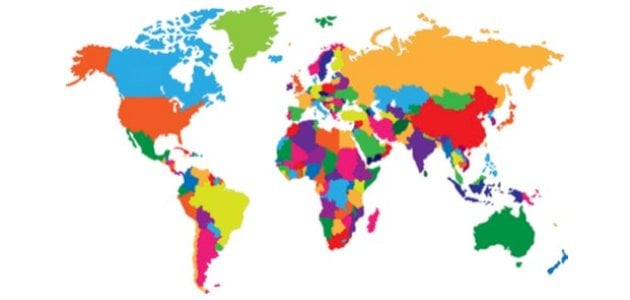 ترتيب الدول حسب المساحة