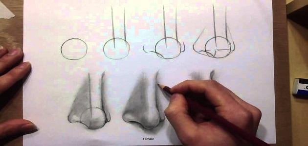 خطوات الرسم بالرصاص