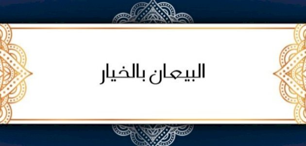 شرح حديث (البيعان بالخيار)