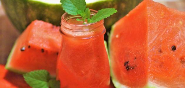 طريقة عصير البطيخ