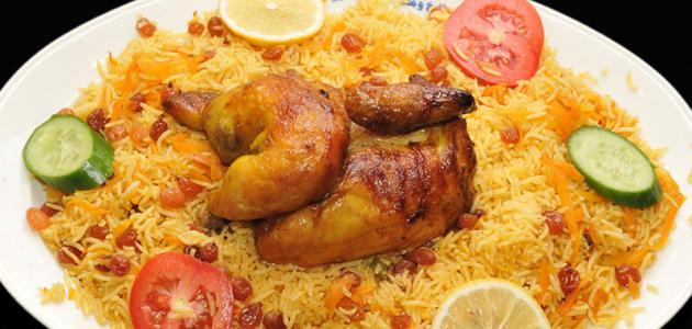 طريقة عمل أرز الزربيان بالدجاج