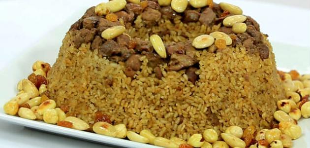 طريقة عمل أرز بالكبد والقوانص