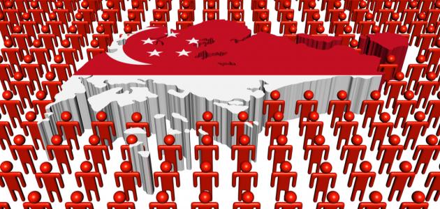 عدد سكان سنغافورة