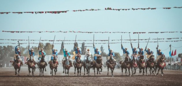 فن التبوريدة المغربية