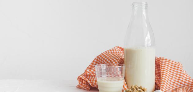 كم يحتوي الحليب على بروتين