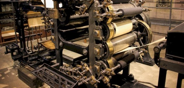 مراحل تطور الطباعة