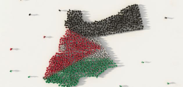 مساحة الأردن وعدد سكانها