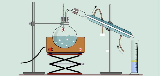 مفهوم التقطير في الكيمياء