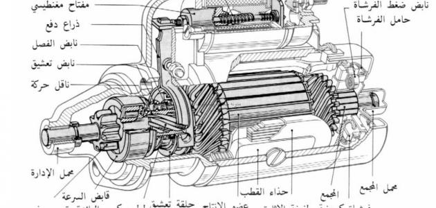 مكونات محرك السيارة